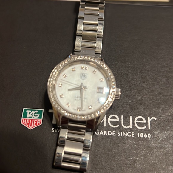 * sold *Tag Heuer diamond watch - Picture 3 of 11